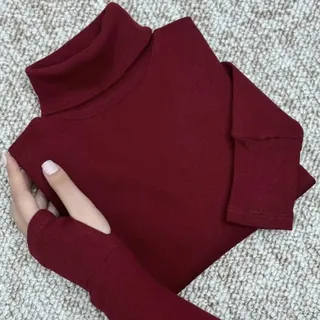 بادی زنانه یقه اسکی فینگر