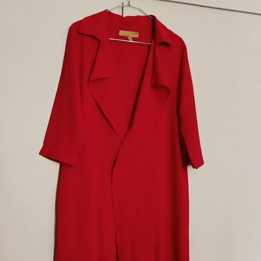 مانتو قرمز برند اورجینال