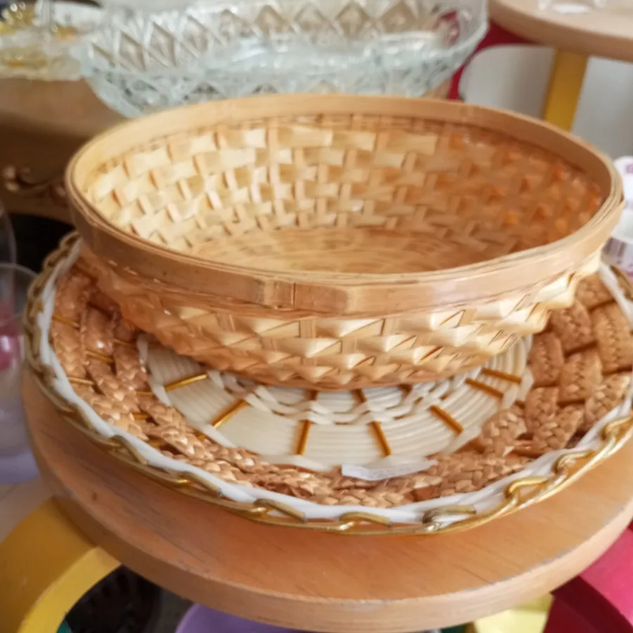سبدهای حصیری آشپزخانه ای