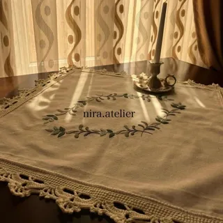 رومیزی گلدوزی