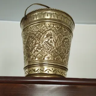 سطل برنجی قدیمی