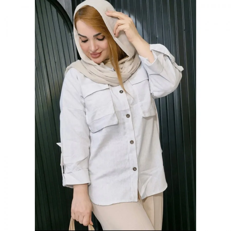 شومیز لینن مشکی