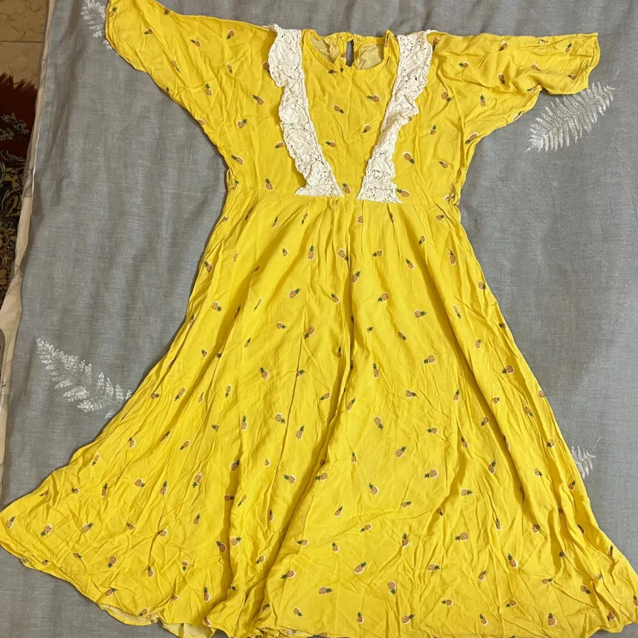 پیراهن نخی تابستونی