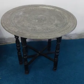 سینی مسی قلمکاری عتیقه