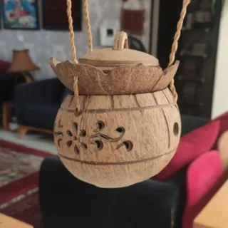 جای عود آویز پوست نارگیلی