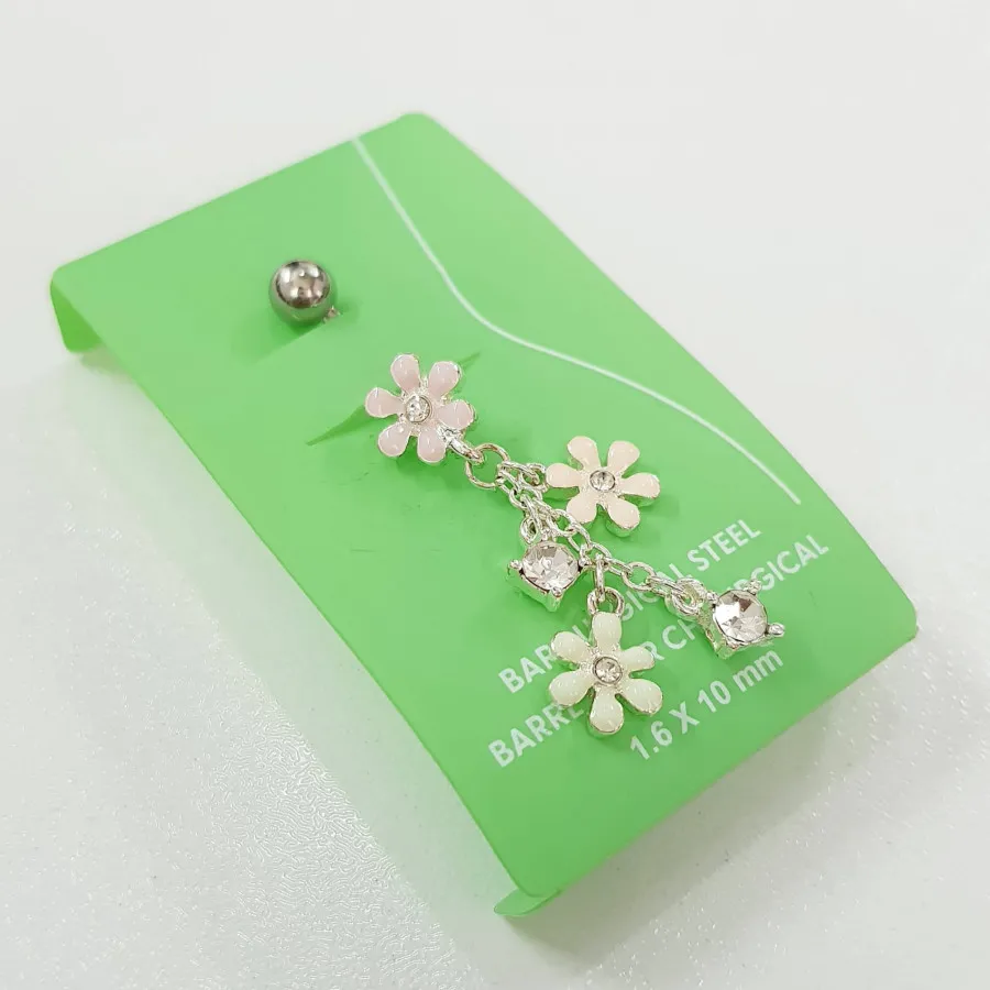 پرسینگ ناف استیل بابونه