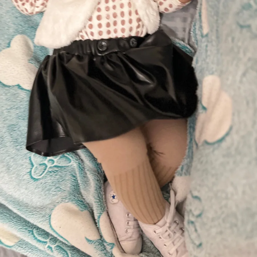 دامن چرم چین دار دخترونه