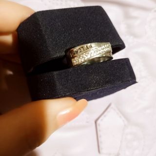 حلقه نگین دار نقره