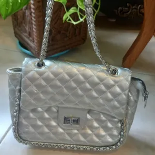 کیف نقره ای