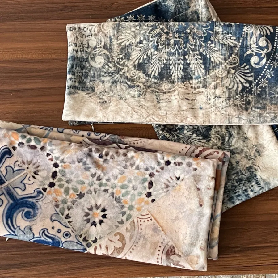کاور کوسن مخمل طرح پتینه