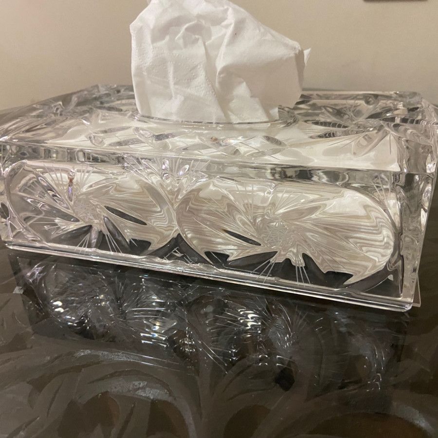 جای دستمال کاغذی کریستال