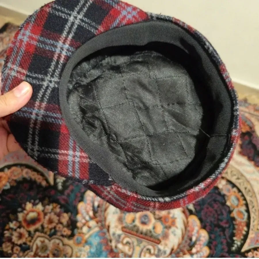 کلاه پشمی چهار خونه