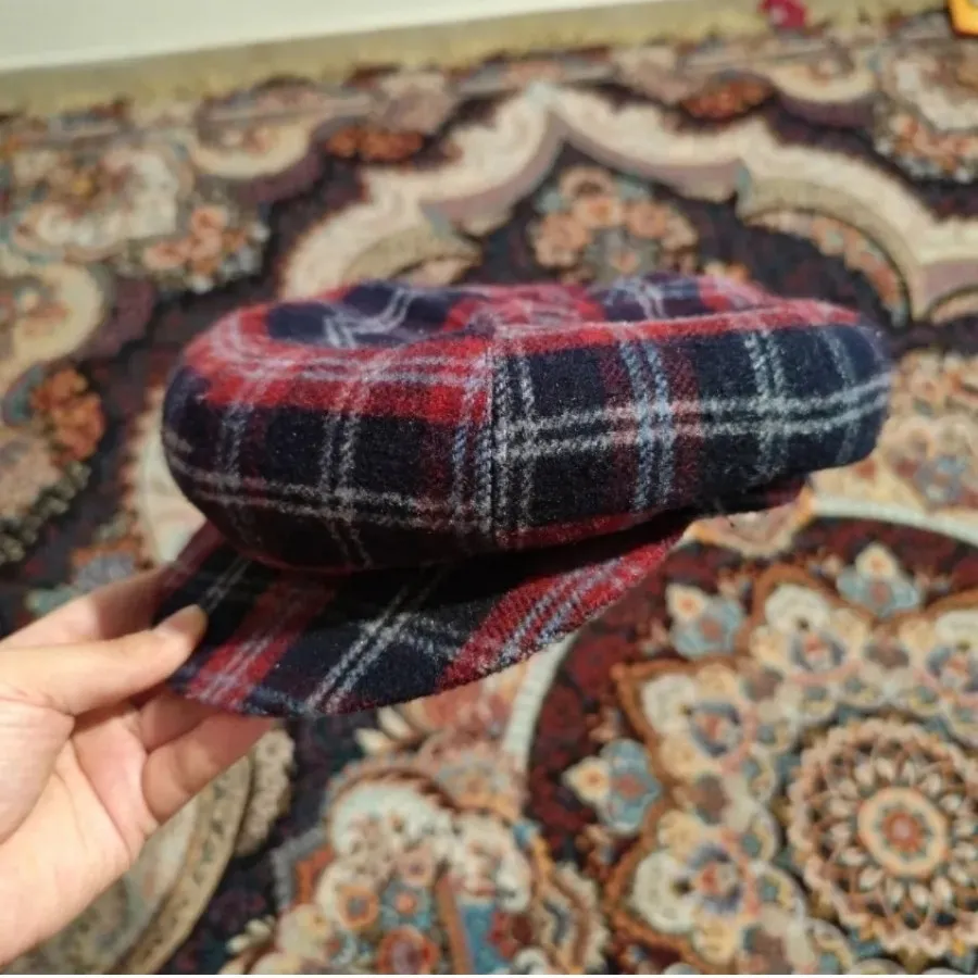 کلاه پشمی چهار خونه