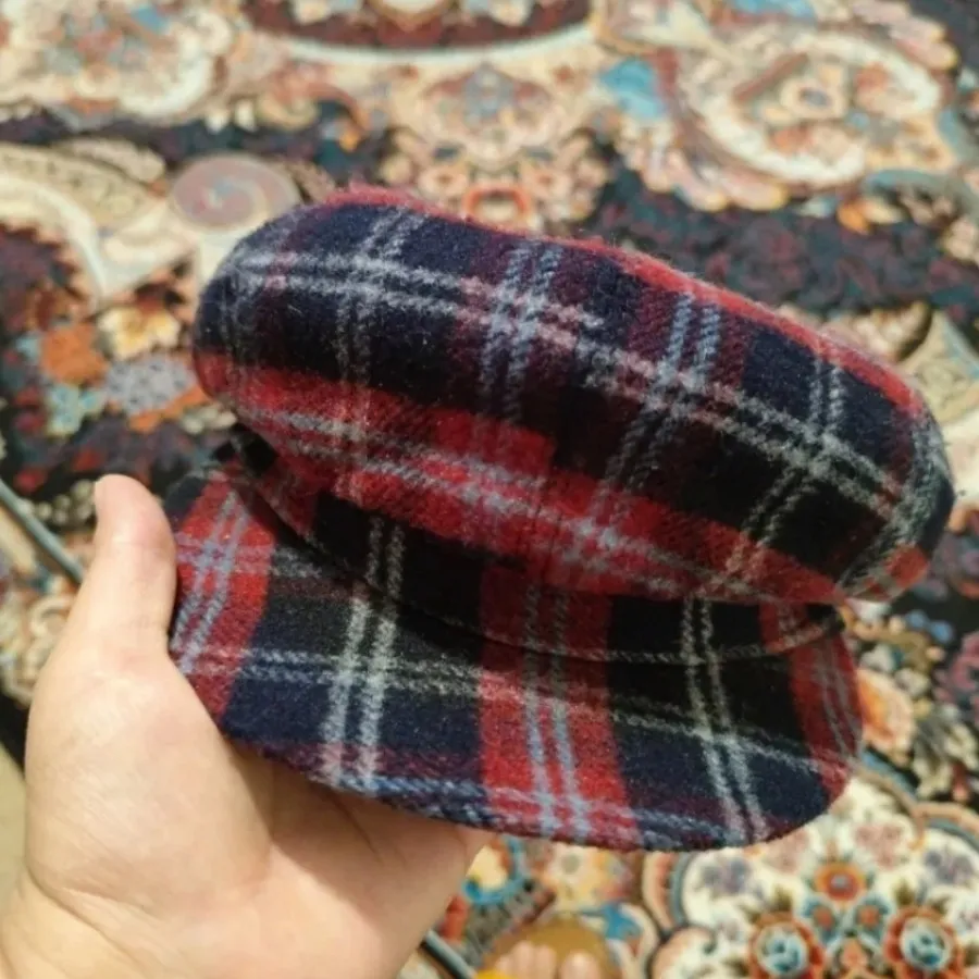 کلاه پشمی چهار خونه