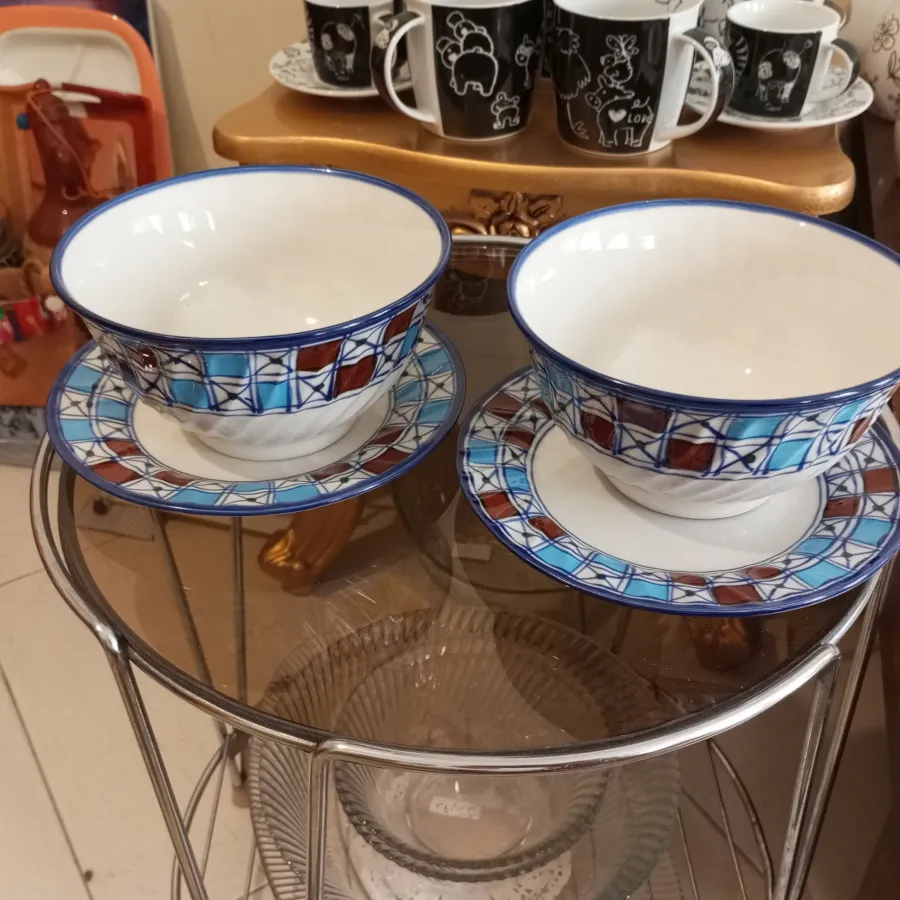 ست سرامیکی سالاد و آبگوشت