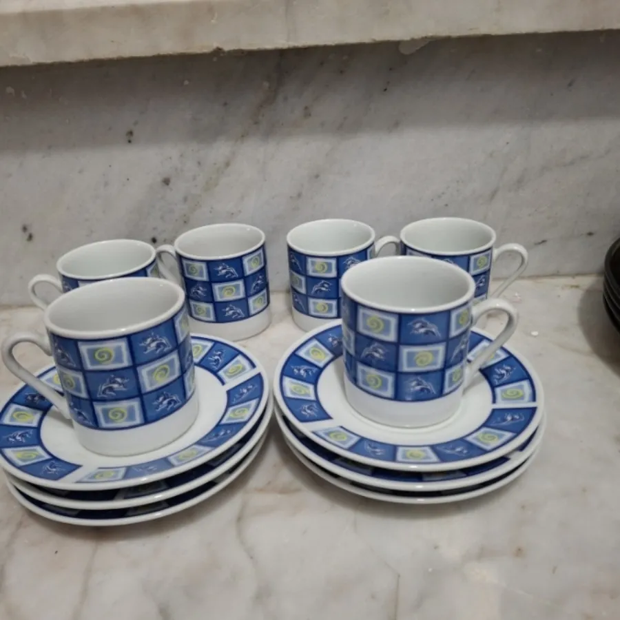 فنجان و نعلبکی چینی قدیمی