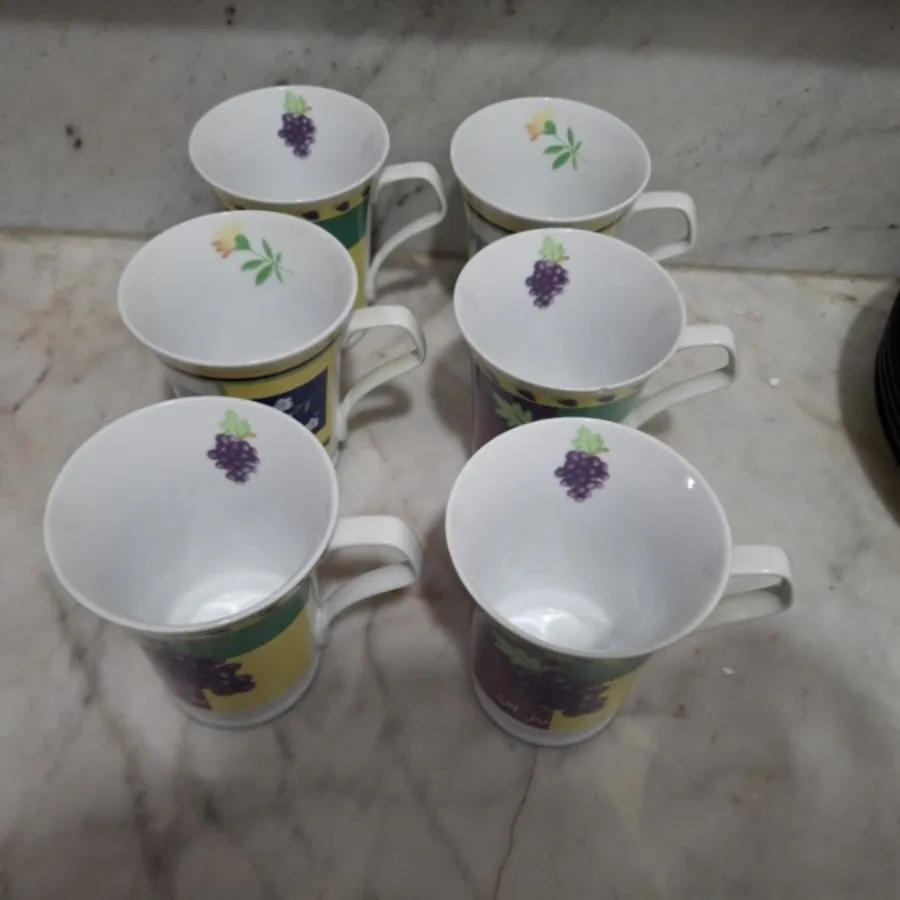 فنجان چینی 6 عددی