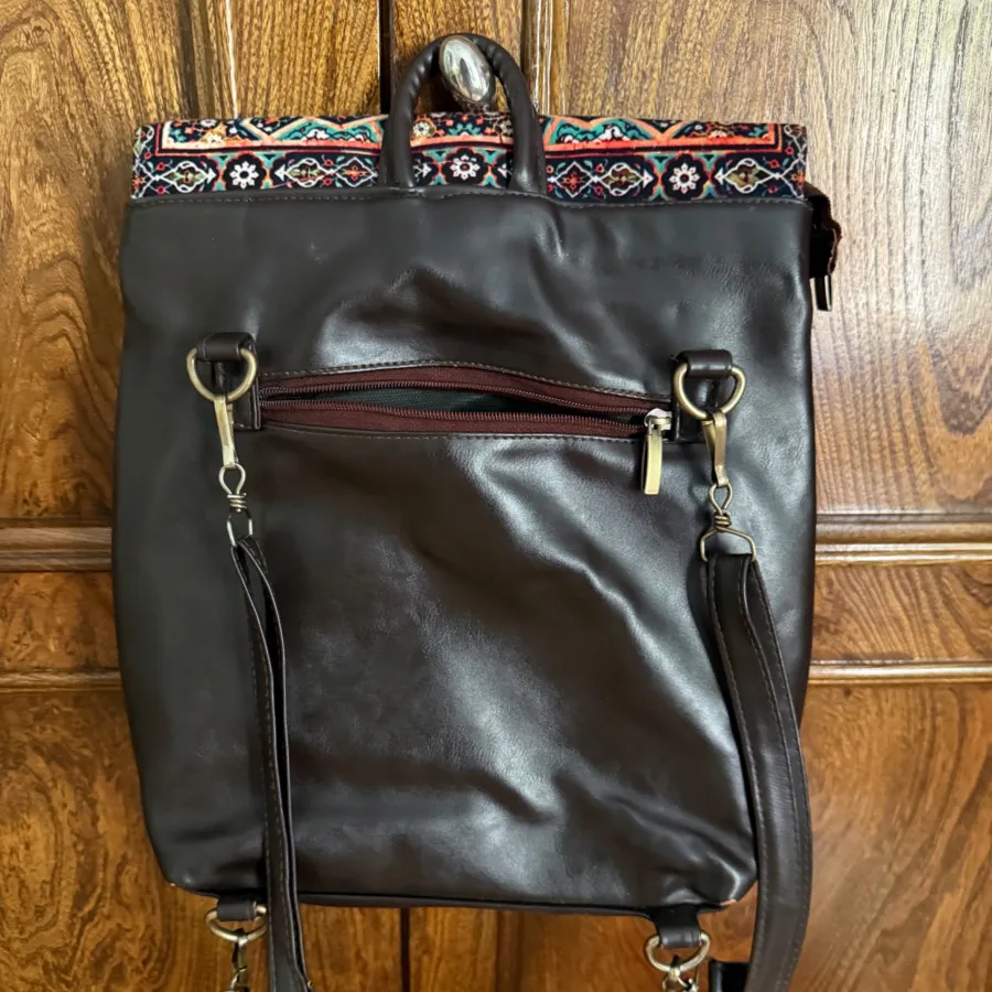 کوله پشتی با طرح اسلیمی