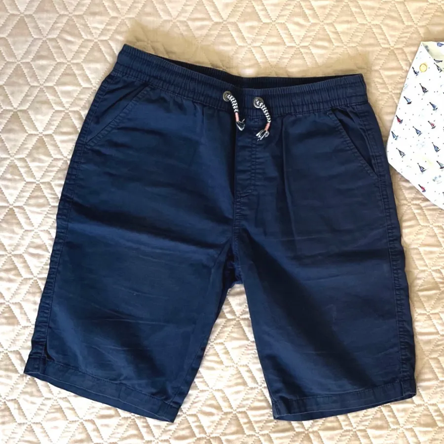 ست پیراهن و شلوارک نخی