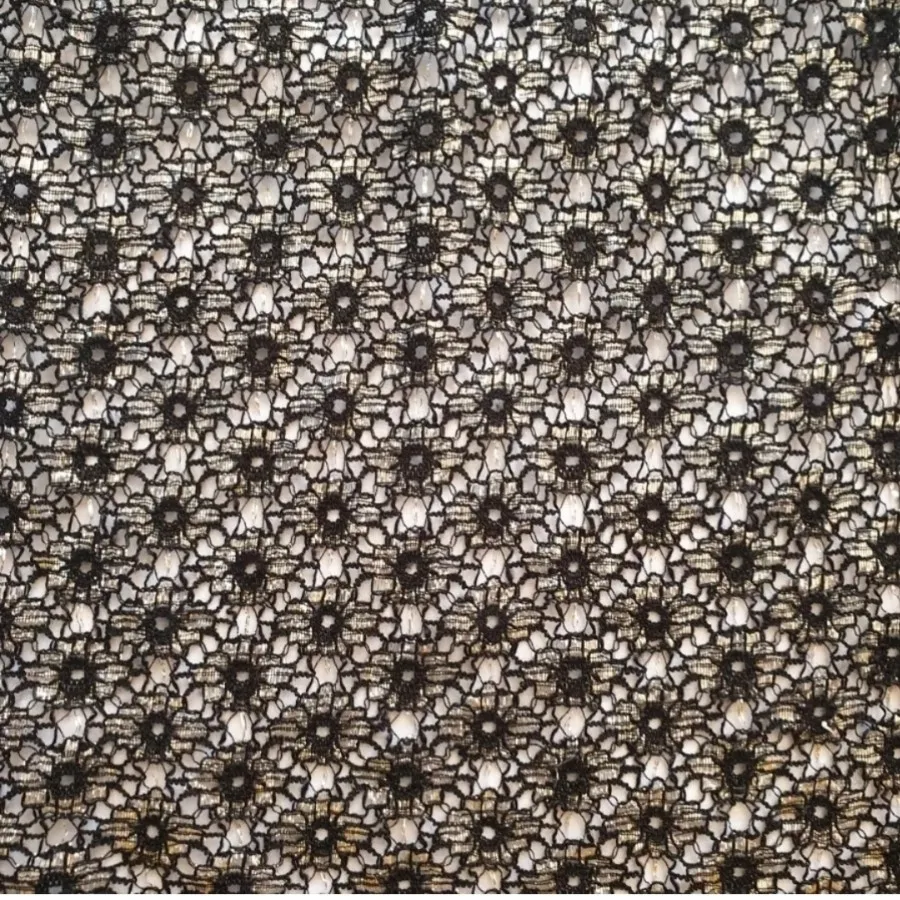 پارچه گیپور مشکی