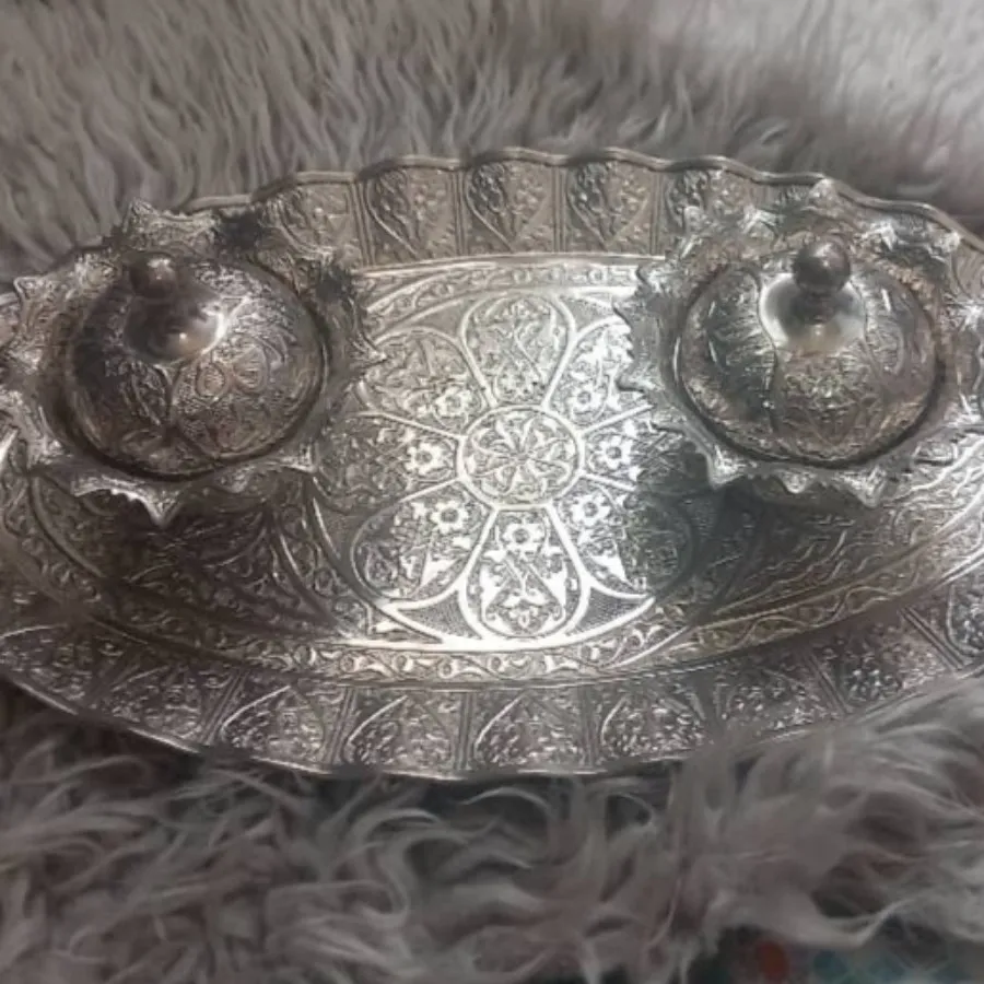 ست سینی و قندان