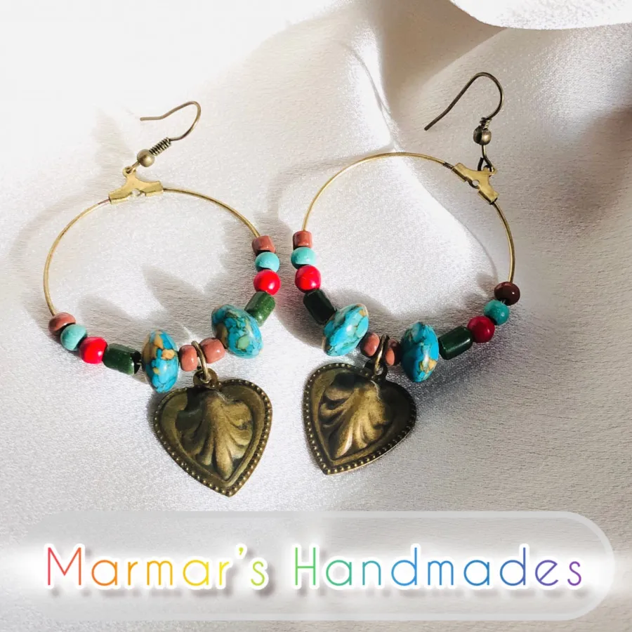 گوشواره دستساز Marmar