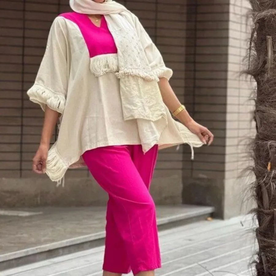 مانتو شلوار سولید