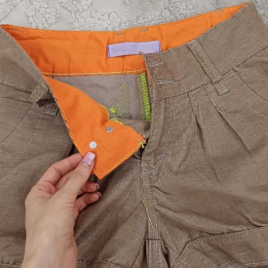 شورتک مخمل کبریتی