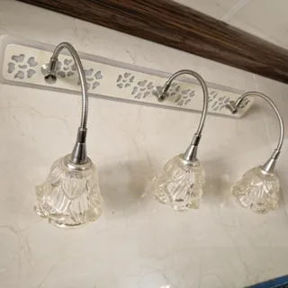 چراغ دیوار 3شعله کریستال