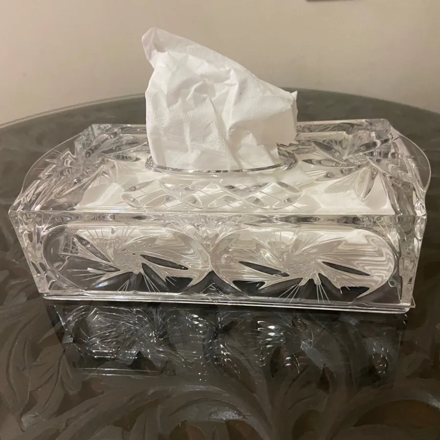 جای دستمال کاغذی کریستال