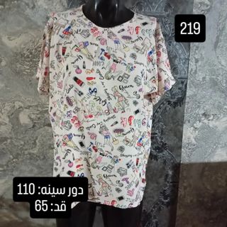 تیشرت نخی زنانه.کد: 219