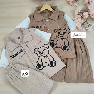 تیشرت شلوارک تدی چشمک