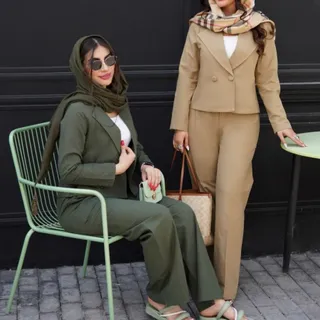 کت کراپ و شلوار آروشا