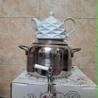 کتری قوری پاپلی کف چدن تر