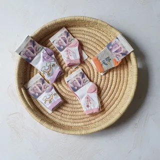 جوراب نوزادی پک دو عددی