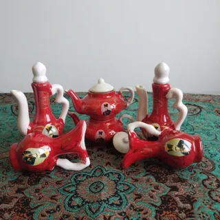 قوری، گلابدان ..مینیاتوری