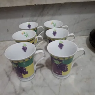 فنجان چینی 6 عددی