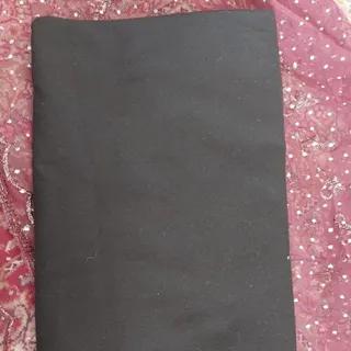 پارچه کتان مشکی