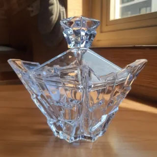 ست شکلات خوری وقندان بلور