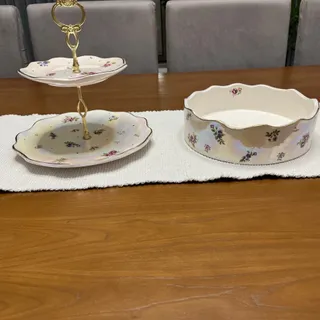 دو تیکه ظرف پذیرایی