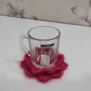 زیر لیوانی بافت دو لایه