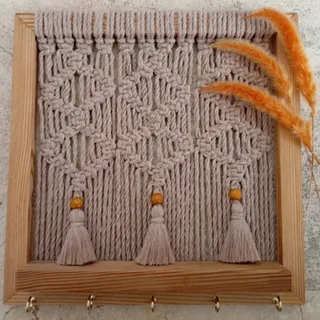 جا کلیدی مکرومه شلف دار