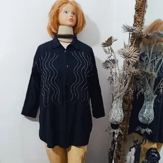 شومیز مجلسی  نگین دار
