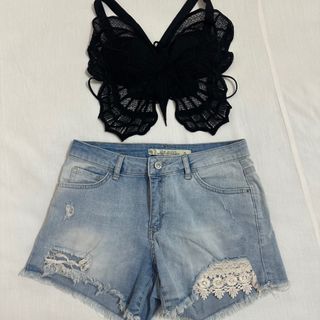 شلوارک جین ترک lcw