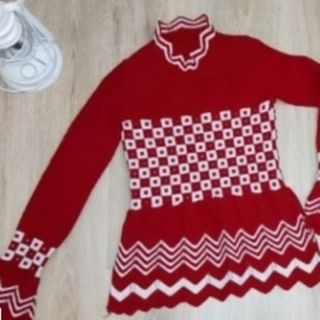 بلوز بافت گوجه ای