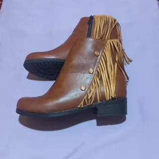 نیم بوت چرم تریشه ای 38