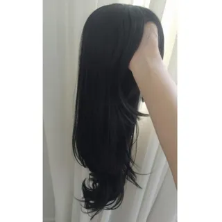 کلاه گیس مشکی پر کلاغی