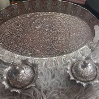ست سینی و قندان