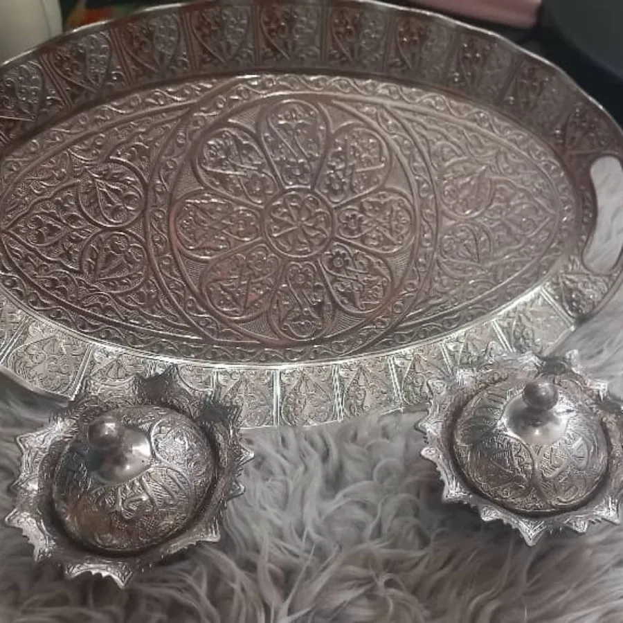 ست سینی و قندان
