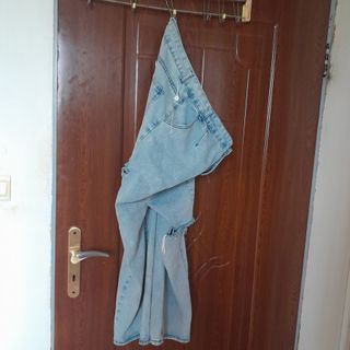 شلوار نیم بگ زاپدار